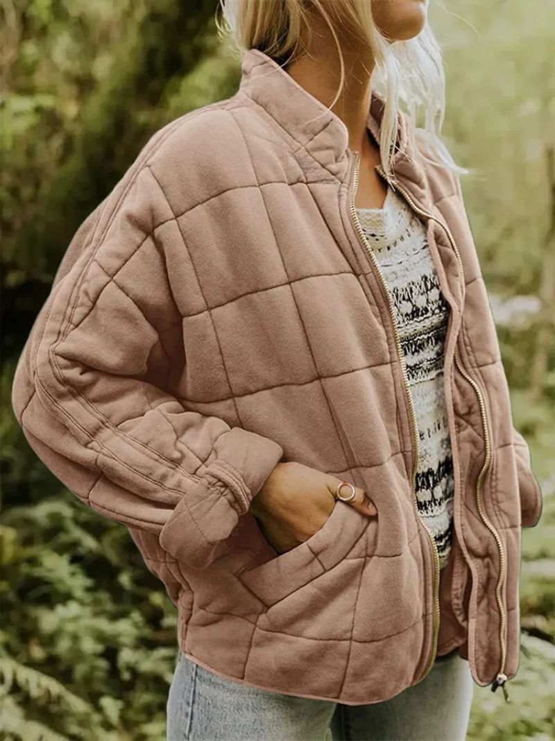 Chaqueta Josiane Acolchada Oversize Mujer Abrigo Cálido Elegante Versátil