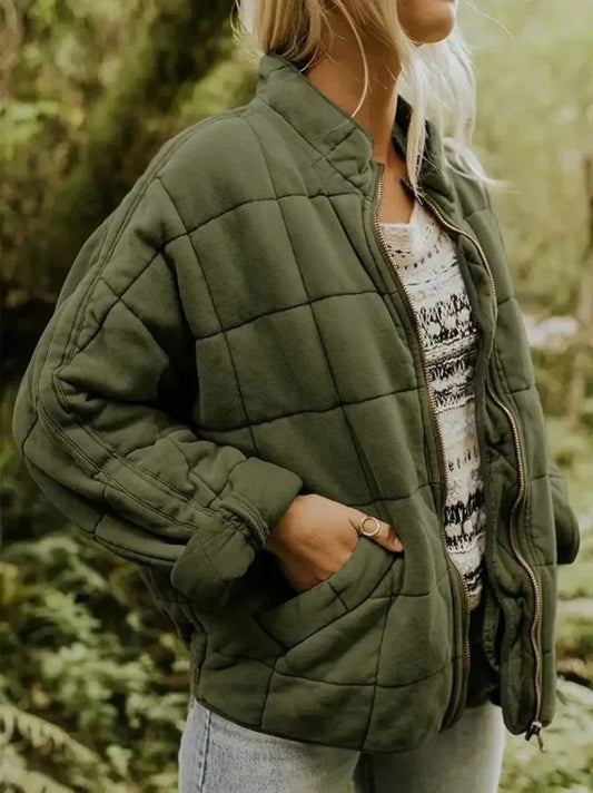 Chaqueta Josiane Acolchada Oversize Mujer Abrigo Cálido Elegante Versátil