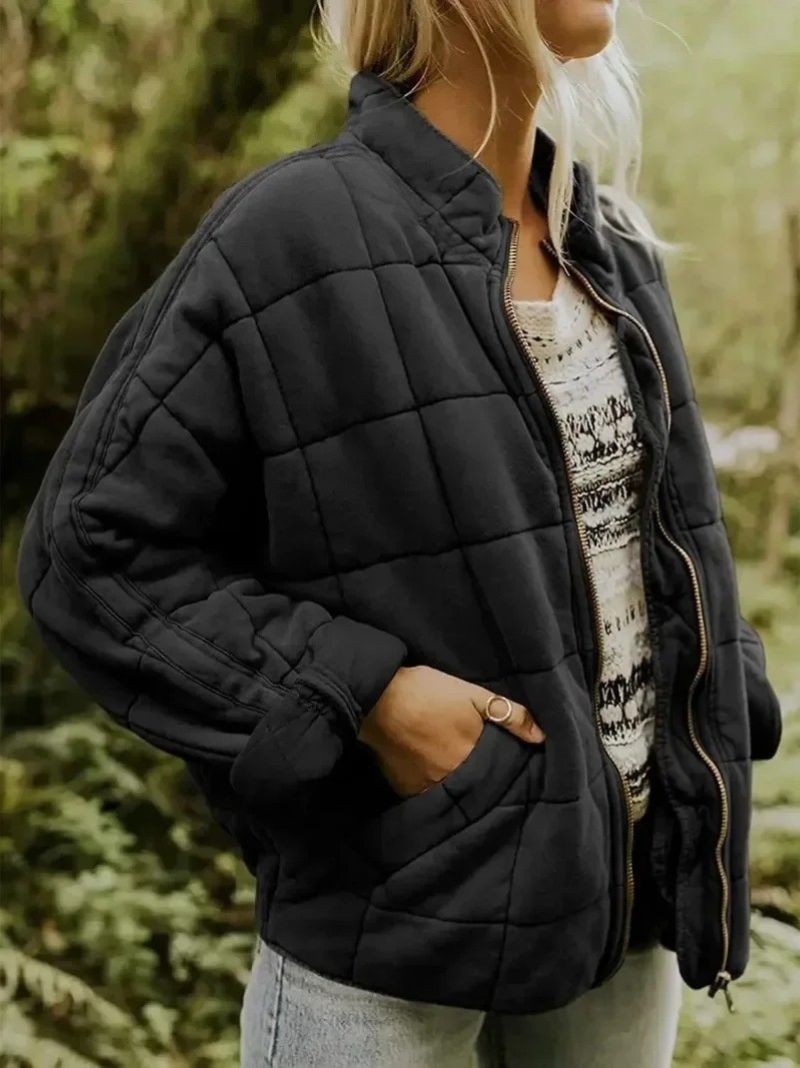 Chaqueta Josiane Acolchada Oversize Mujer Abrigo Cálido Elegante Versátil