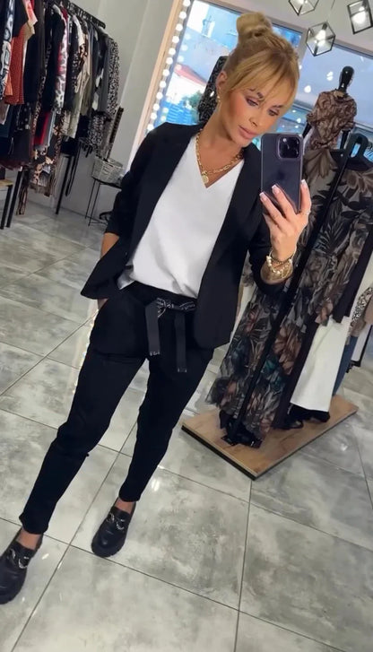 Miranda | Traje a medida - chaqueta suave y pantalones jogging cómodos