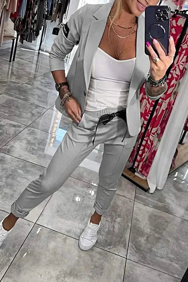 Miranda | Traje a medida - chaqueta suave y pantalones jogging cómodos