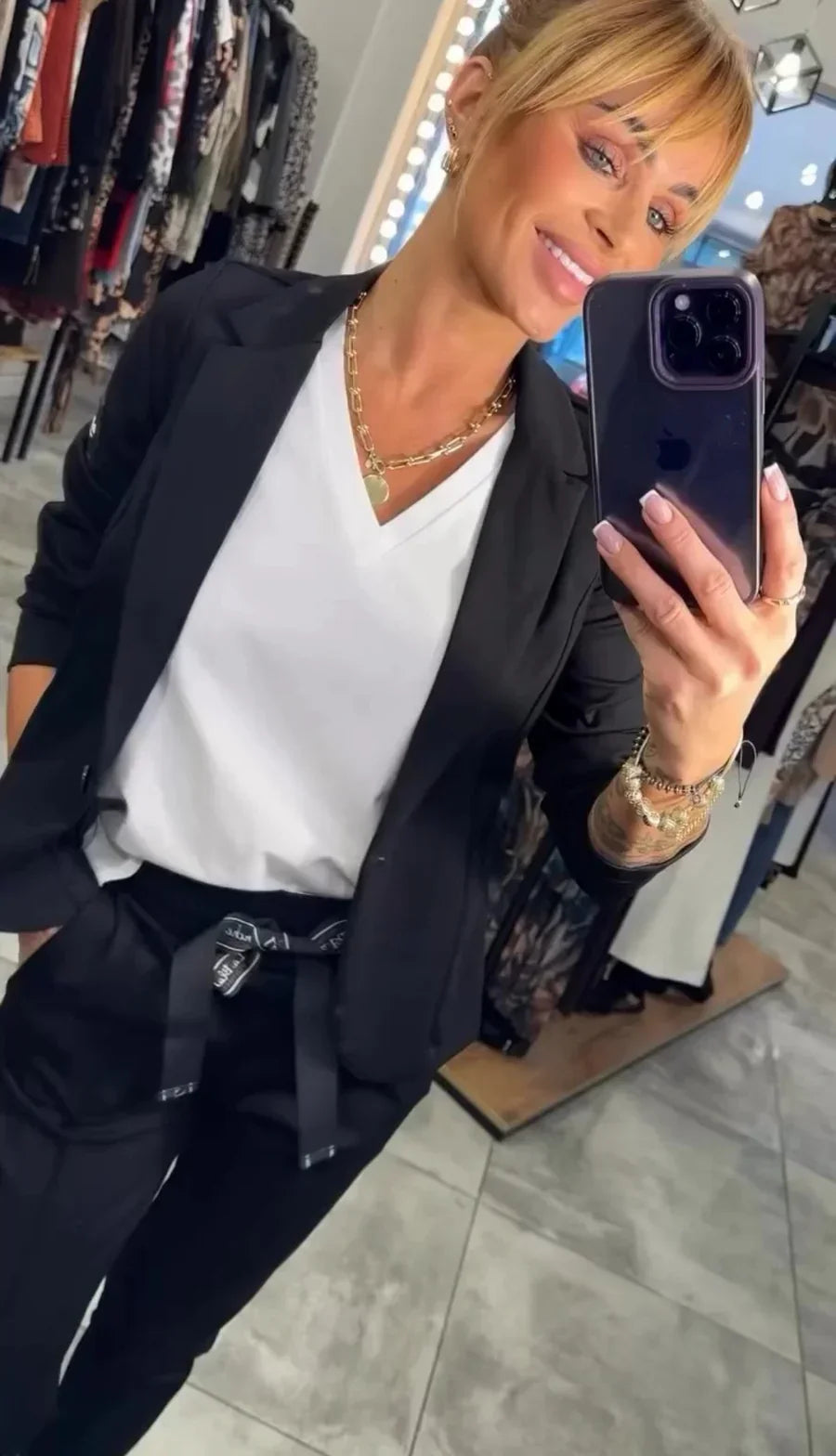 Miranda | Traje a medida - chaqueta suave y pantalones jogging cómodos
