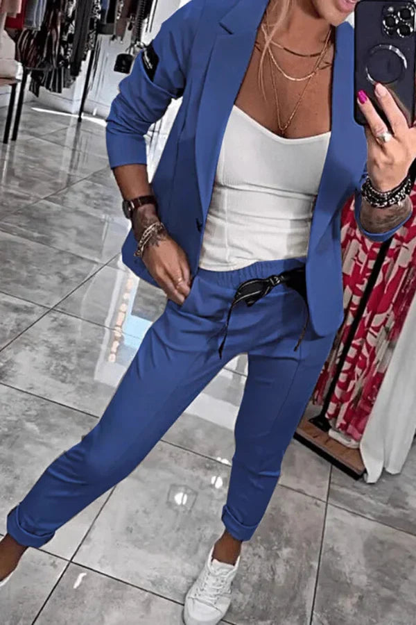 Miranda | Traje a medida - chaqueta suave y pantalones jogging cómodos