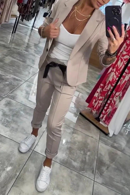 Miranda | Traje a medida - chaqueta suave y pantalones jogging cómodos