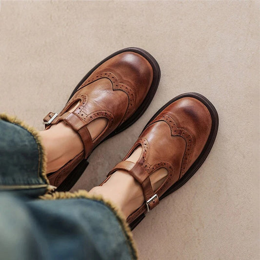 Verda - Zapato de piel elegante